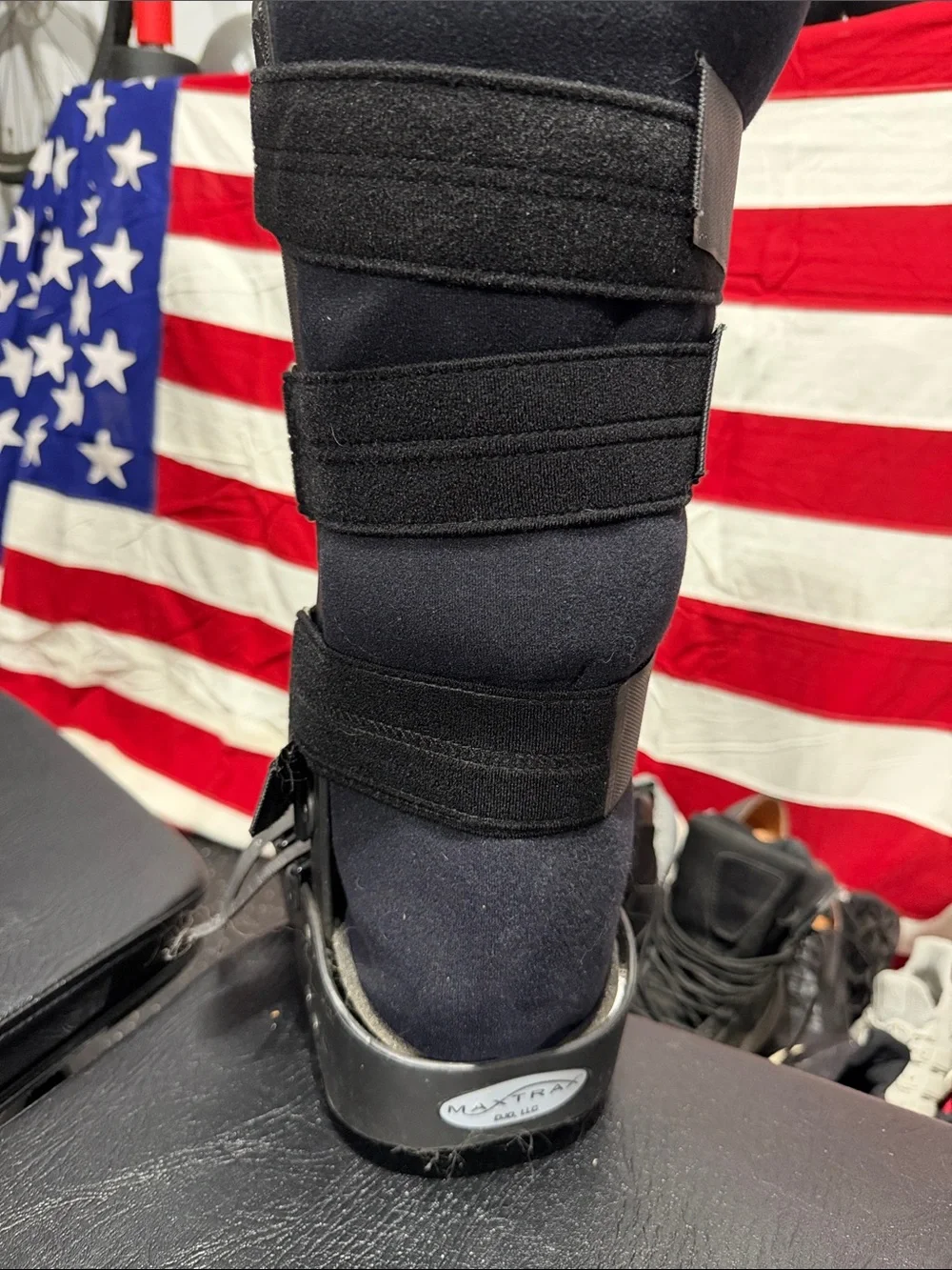 DJO Men's Black Medical Walking Boot - Supportive Post-Op Boot